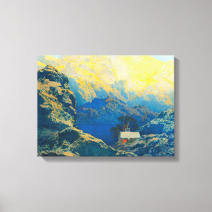 Maxfield Parrish Getting Away From it All 1941 Canvas Print