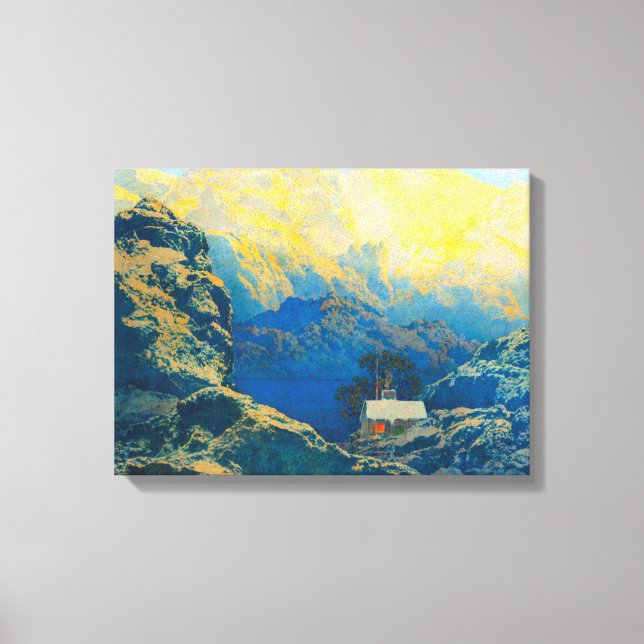 Maxfield Parrish Getting Away From it All 1941 Canvas Print (Front)