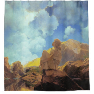 Maxfield Parrish Morning 1922 Cloud Blue Fine Art
