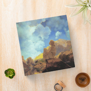 Maxfield Parrish Morning 1922 Cloud Blue Fine Art Binder