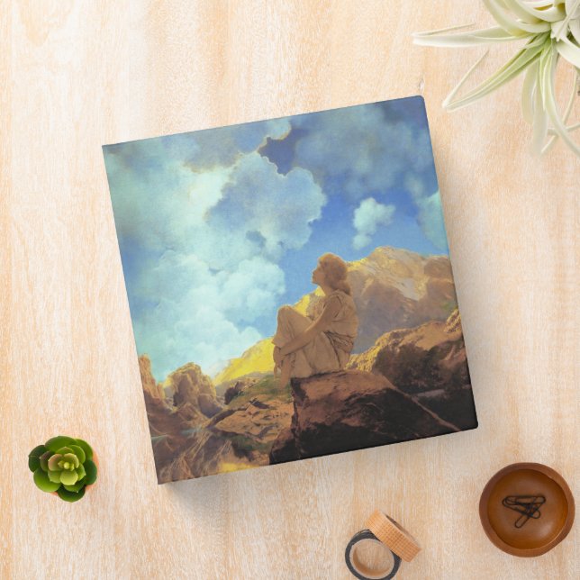 Maxfield Parrish Morning 1922 Cloud Blue Fine Art Binder (In Situ)