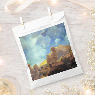 Maxfield Parrish Morning 1922 Cloud Blue Fine Art Favour Bag