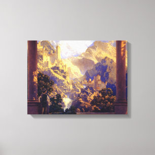 Maxfield Parrish Romance 1922 Canvas Print