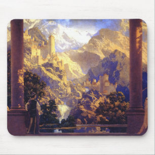 Maxfield Parrish Romance 1922 Mouse Pad