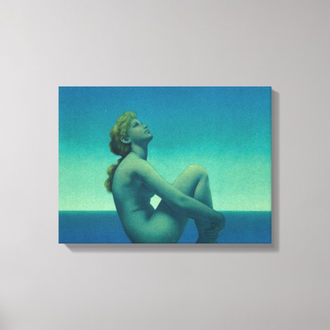 Maxfield Parrish Stars Canvas Print (Front)