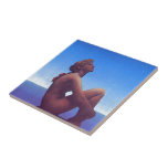 "Maxfield Parrish Stars" Tile<br><div class="desc">"Maxfield Parrish Stars"</div>