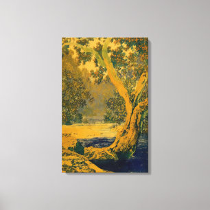 Maxfield Parrish - Study for Autumn Brook Canvas Print