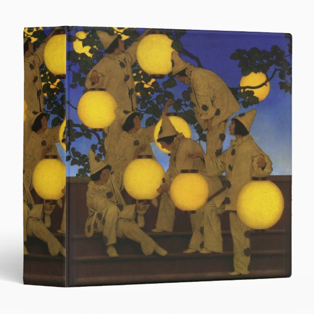 Maxfield Parrish The Lantern Bearers 1908 Vintage Binder (Front/Spine)