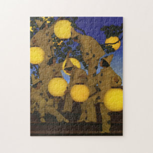 Maxfield Parrish The Lantern Bearers 1908 Vintage Jigsaw Puzzle