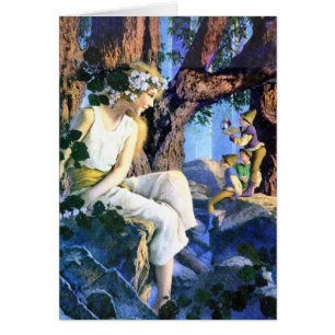 Maxfield Parrish's Fair Princess and the Gnomes