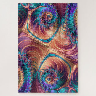 Maxi puzzle with gift box (Fraktal style 006)