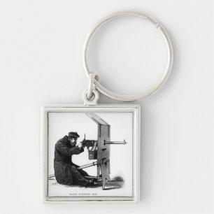 Maxim Automatic Gun Keychain