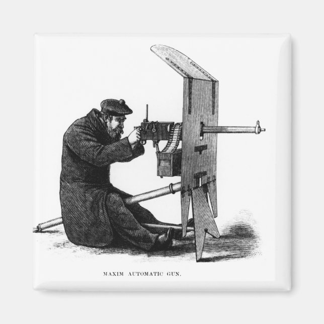 Maxim Automatic Gun Magnet (Front)