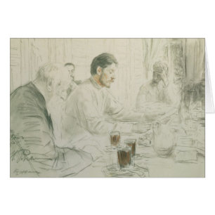 Maxim Gorky Reading his Poem 'Children of