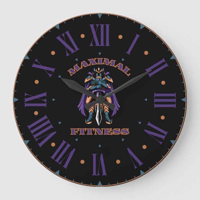 Maximal Fitness Hero Wall Clock (Front)
