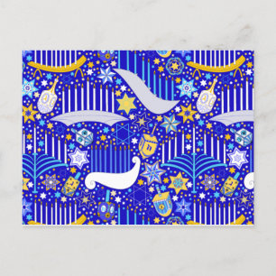 Maximal Hanukkah  Holiday Postcard