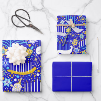 Maximal Hanukkah Wrapping Paper Sheet