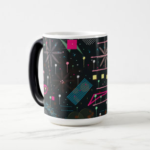 Maximalist Abstract Expression  Magic Mug