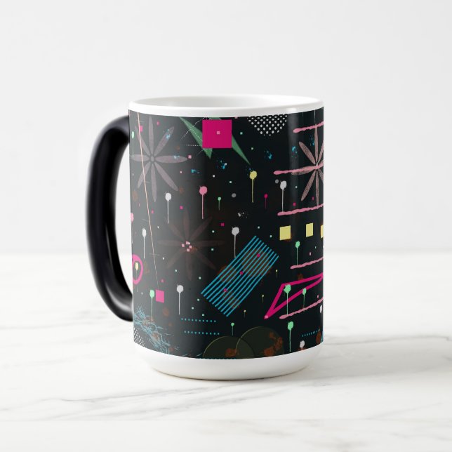 Maximalist Abstract Expression  Magic Mug (Front Left)