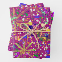 Maximalist Abstract in Bold Colour