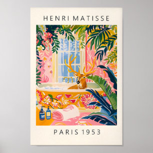 Maximalist Decor For Bathroom, Deer In Bathtub Fun