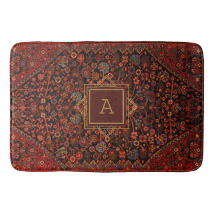 Maximalist Decor Monogrammed Vintage Rug Pattern