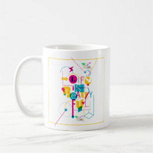 Maximalist Designs for Vibrant Personalities Coffee Mug