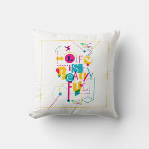Maximalist Designs for Vibrant Personalities Throw Pillow