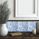 Maximalist French Cottage Blue Floral Tile<br><div class="desc">With a romantic double pattern blue floral design these maximalist tiles are reminiscent of French cottages and cozy spaces. A unique addition to kitchen or bathroom backsplashes.</div>