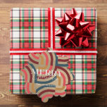 Maximalist Geometric Gold Christmas Photo Ornament Card<br><div class="desc">This retro,  maximalist,  kitsch,  and modern "Merry Christmas" Christmas holiday photo paper ornament card features a faux/fake gold background with geometric patterns. The reverse side features your photo. Personalize it for your needs. You can find matching products at my store.</div>
