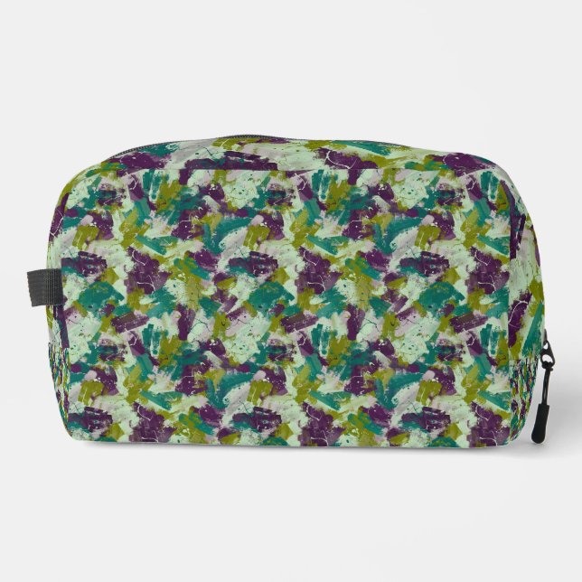 Maximalist Paint Splatters Dopp Kit (Front)