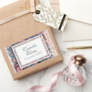 Maximalist Wedding Favour Gift Vintage Floral Sticker