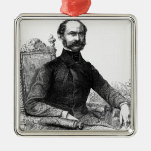 Maximilian II , King of Bavaria Metal Ornament