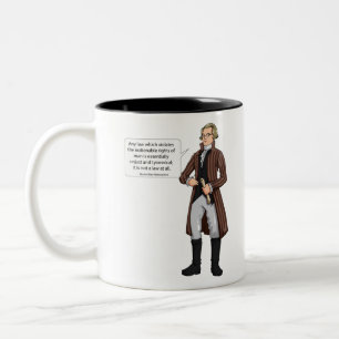 Maximilian Robespierre quote 1 Two-Tone Coffee Mug