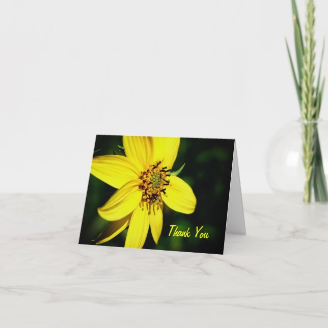 Maximilien Carte de remerciements de fleurs de tou (Devant)