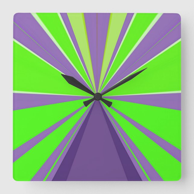 Maximize Your Minutes Square Wall Clock (Front)