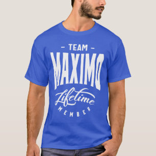 Maximo Personalized Name Birthday Gift T-Shirt