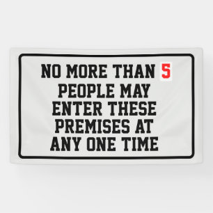 Maximum Occupancy Editable Banner