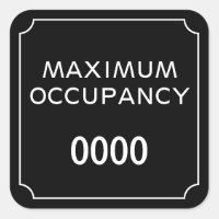 Maximum Occupancy