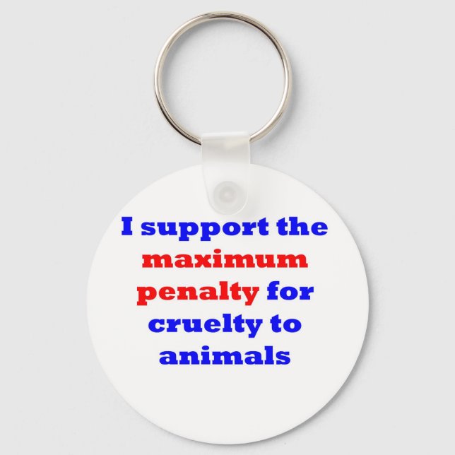 Maximum Penalty Keychain (Front)
