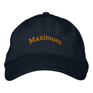 Maximum Printed Good times font Navy Colour Hat