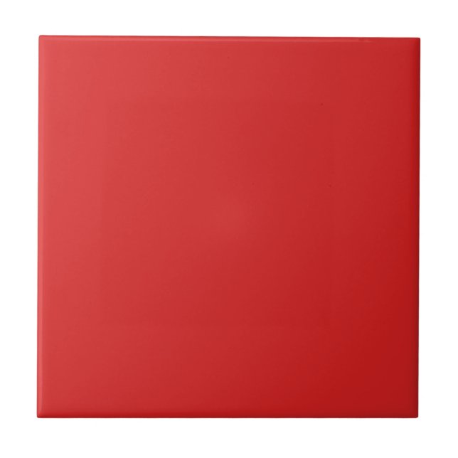 Maximum Red Solid Colour Tile (Front)