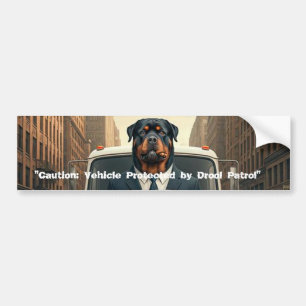 Maximus Bumper Drool Patrol Sticker