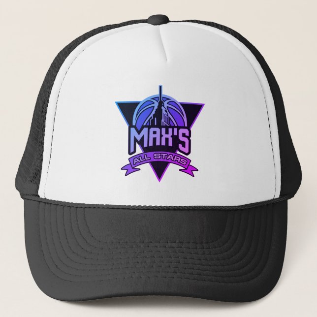 Max's All Stars New Logo Gradient Trucker Hat (Front)