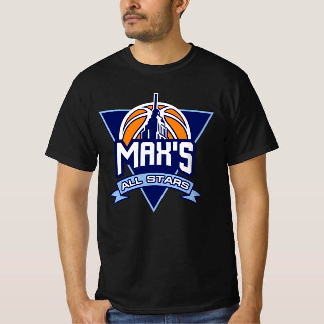 Max's All Stars New Logo  T-Shirt (Front)