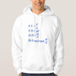 Maxwell Equation Hoodie<br><div class="desc">maxwell equations of optics and electrodynamics</div>
