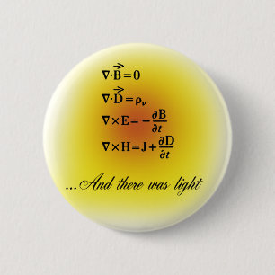 Maxwell Equations 2 Inch Round Button