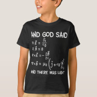 Maxwell Equations And God Said And There Was Light