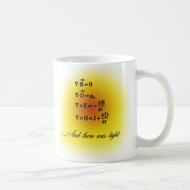 Maxwell Equations Coffee Mug (Right)