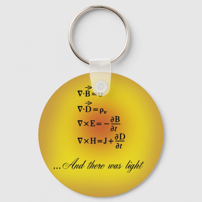 Maxwell Equations Keychain (Front)